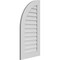 Ekena Millwork Quarter Round Top Left Surface Mount PVC Gable Vent w/ 3-1/2"W x 1"P Standard Frame, 20"W x 40"H GVPQL20X4001SN - alternate 2